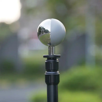 6cm single VFX Ball half mirror and half grey ball