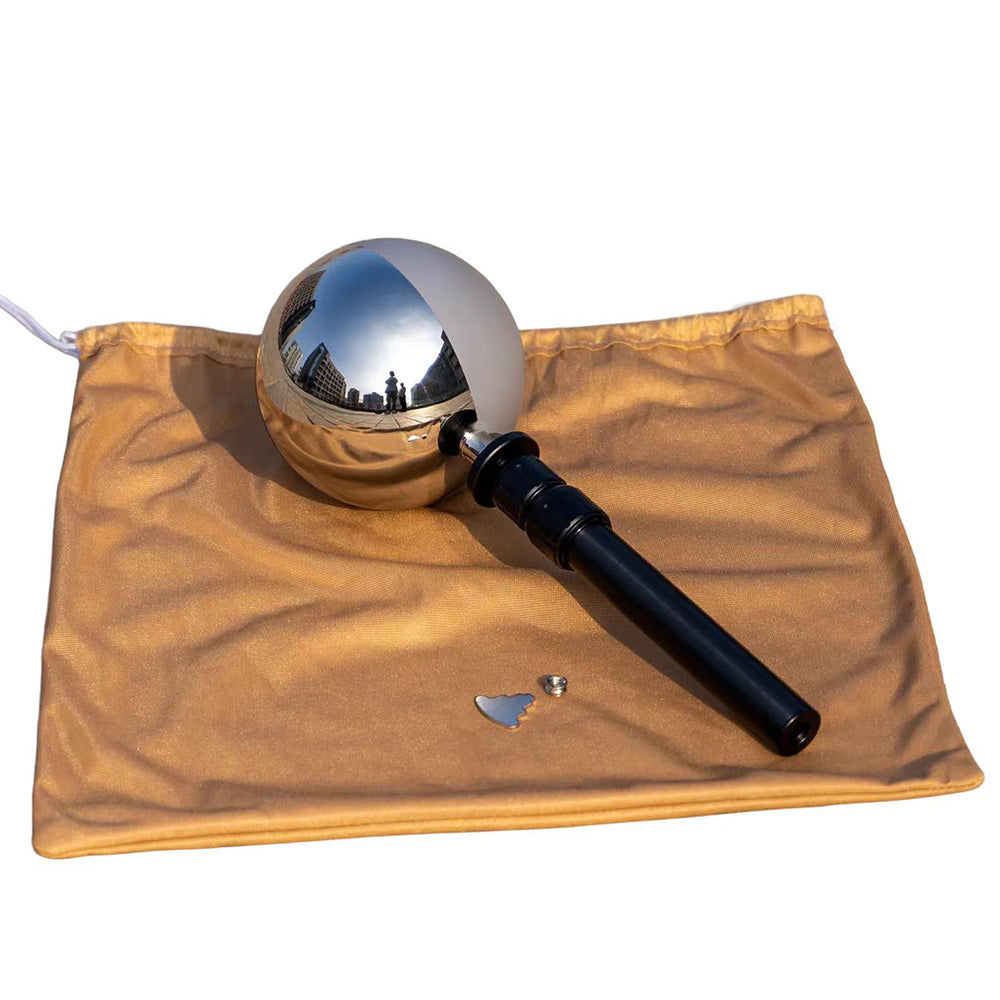 12.6CM single VFX Ball half mirror and half grey ball - RefBall Store