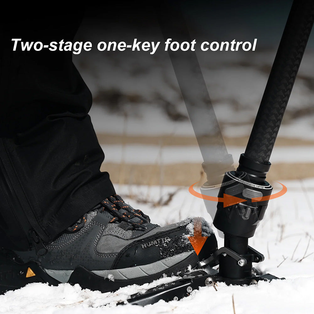 RefBall & COMAN M1 Pro V5 Camera Monopod with Fluid Head, One-Click Quick Release, and 1750mm Max Height - RefBall Store