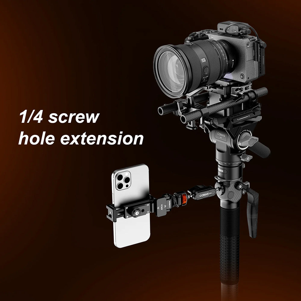 RefBall & COMAN M1S (Upgraded Version) Lightweight Carbon Fiber Monopod with Arca Quick Release 1655mm - RefBall Store