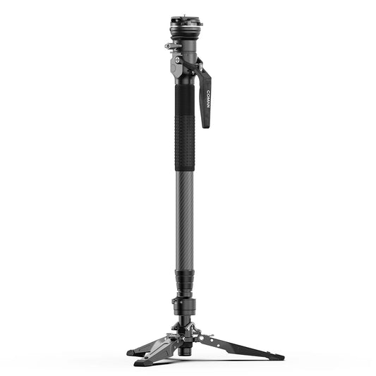 RefBall & COMAN M1S Compact Carbon Fiber Monopod with Arca Quick Release-(Non-Removable Foot Brace) - RefBall Store