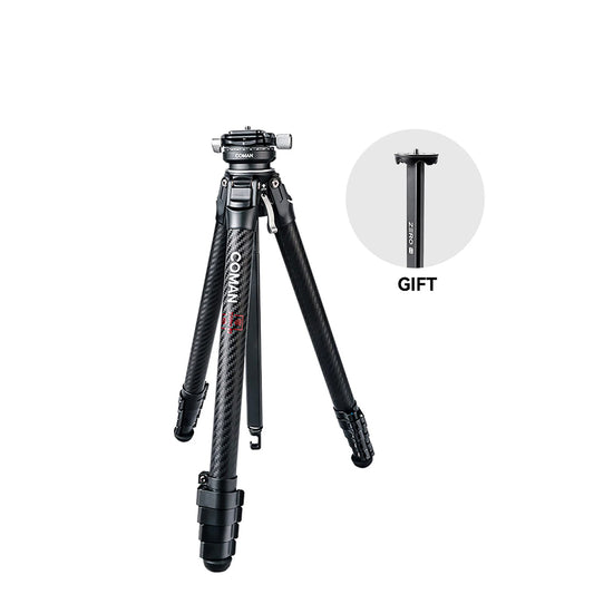 RefBall & Coman Zero Y Professional Travel Carbon Fiber Tripod, 360° Ball Head, Arca Swiss for DSLR - RefBall Store