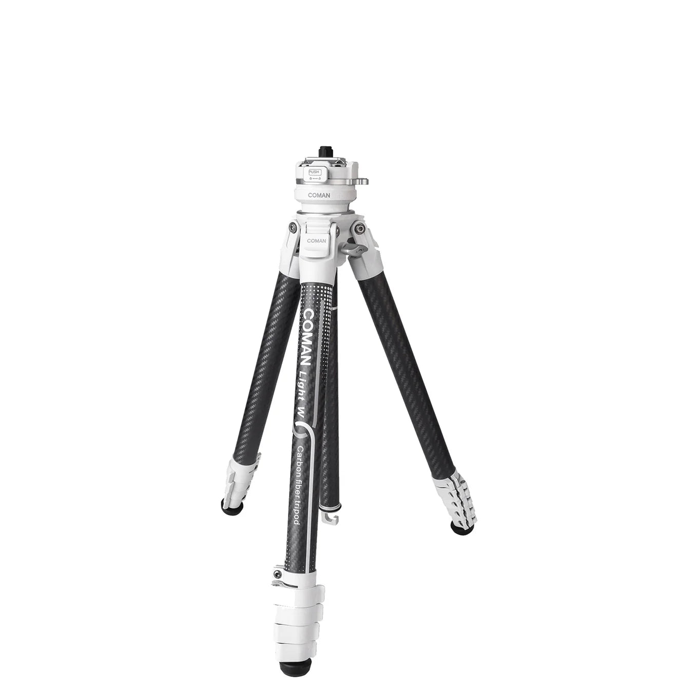 RefBall & Coman Light W White Portable Carbon Fiber DSLR Tripod With 360° Ball Head - RefBall Store