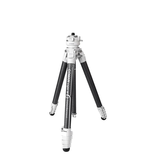 RefBall & Coman Light W White Portable Carbon Fiber DSLR Tripod With 360° Ball Head - RefBall Store