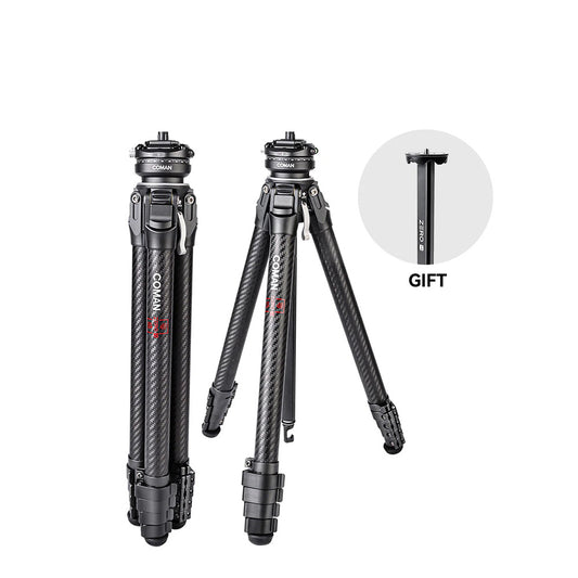 RefBall & Coman Zero F38 Professional Travel Carbon Fiber Tripod with Arca Ball Head & DJI Quick Release - RefBall Store