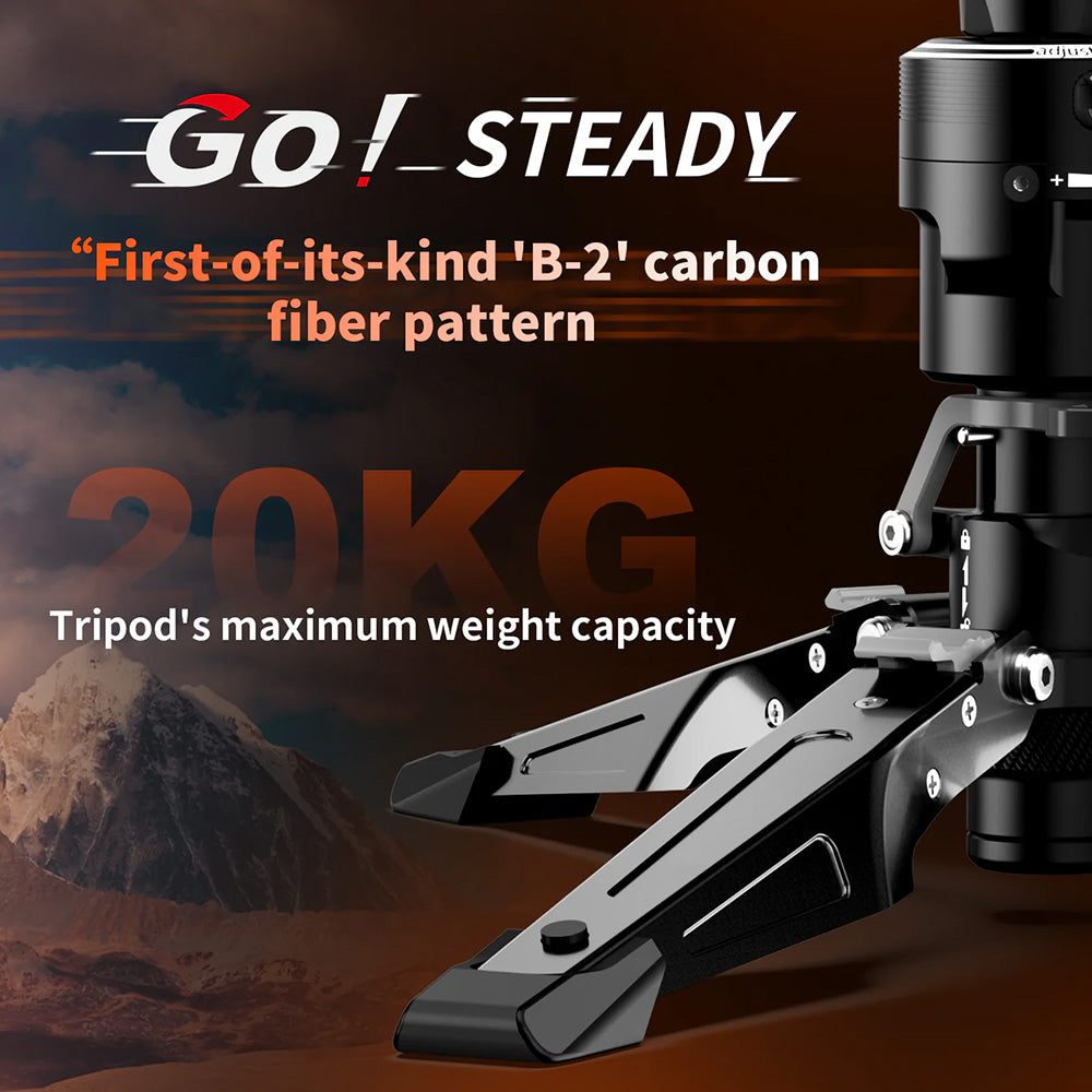 RefBall & COMAN M1 Pro V5 Camera Monopod with Fluid Head, One-Click Quick Release, and 1750mm Max Height - RefBall Store