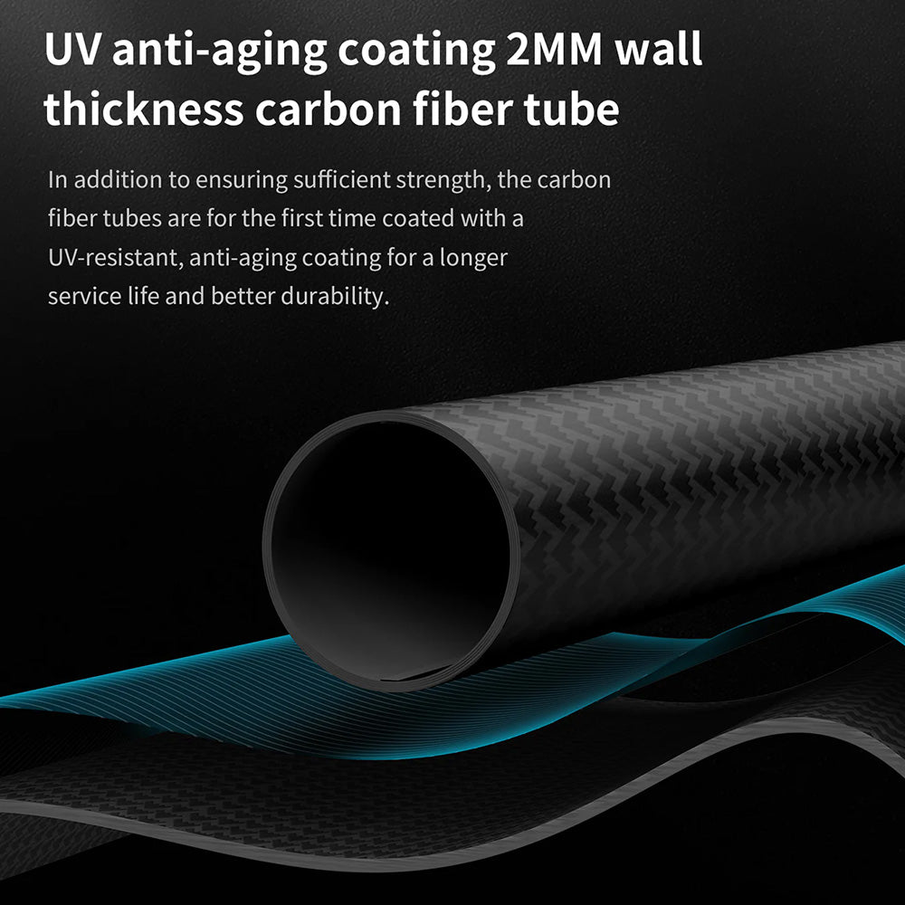 RefBall & COMAN M1 Pro Carbon Fiber Monopod 1645mm Quick Release Foot Lock 20kg Load - RefBall Store