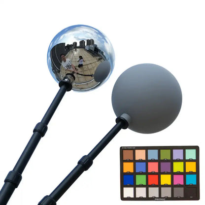 20cm hdri vfx ball chrome grey ball kit