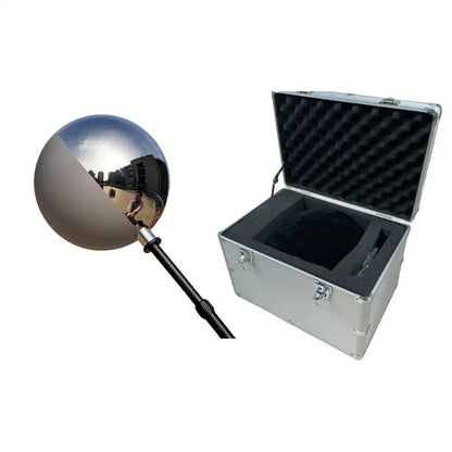VFX BALL 25cm Single VFX Ball half mirror and half grey ball
