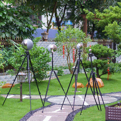 6cm single VFX Ball half mirror and half grey ball