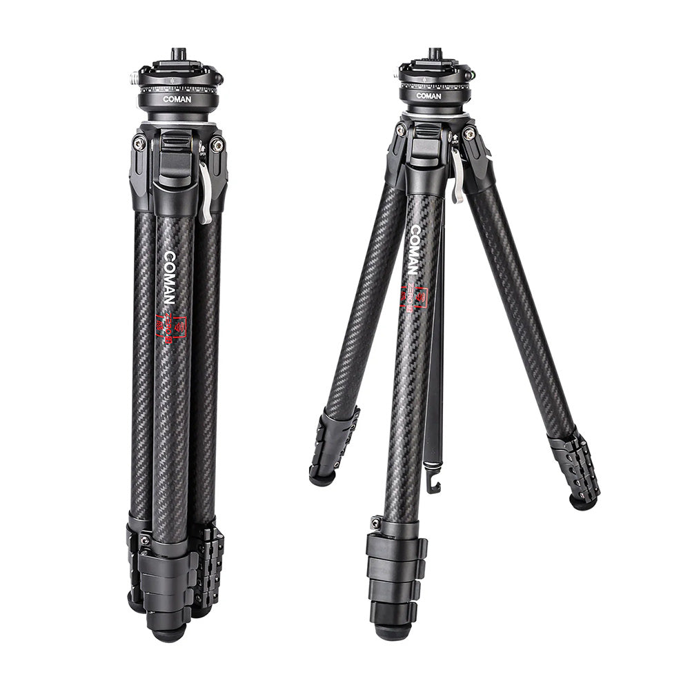 RefBall & Coman Zero F38 Professional Travel Carbon Fiber Tripod with Arca Ball Head & DJI Quick Release - RefBall Store