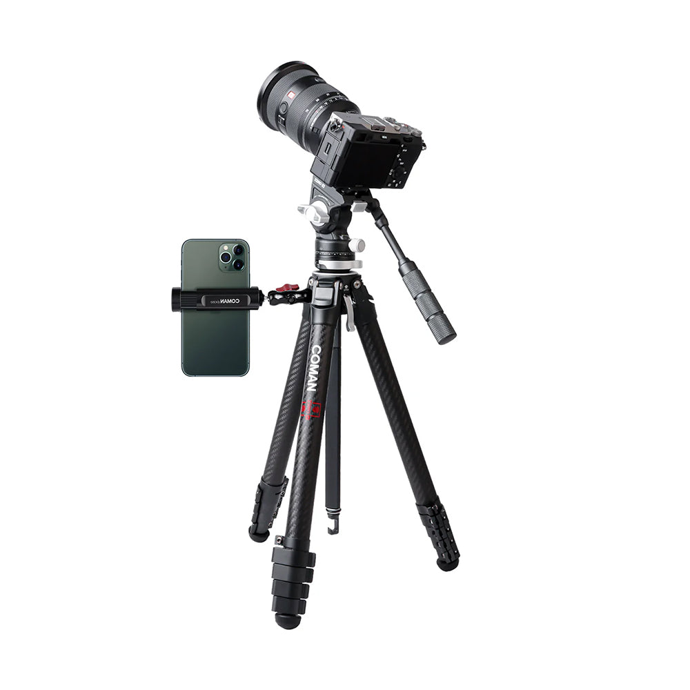 RefBall & COMAN Zero V Carbon Fiber Travel Video Tripod with Arca Quick Release for DSLR - RefBall Store