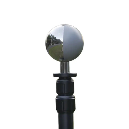 6cm single VFX Ball half mirror and half grey ball
