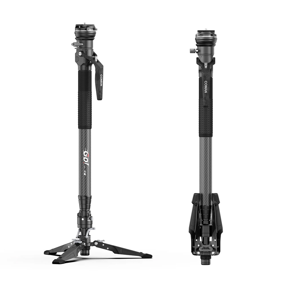 RefBall & COMAN M1S (Upgraded Version) Lightweight Carbon Fiber Monopod with Arca Quick Release 1655mm - RefBall Store