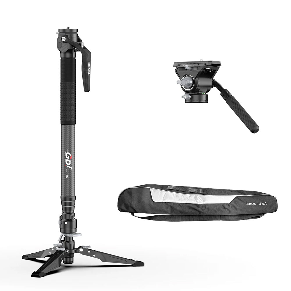 RefBall & COMAN M1 Portable Lightweight Carbon Fiber Monopod - RefBall Store