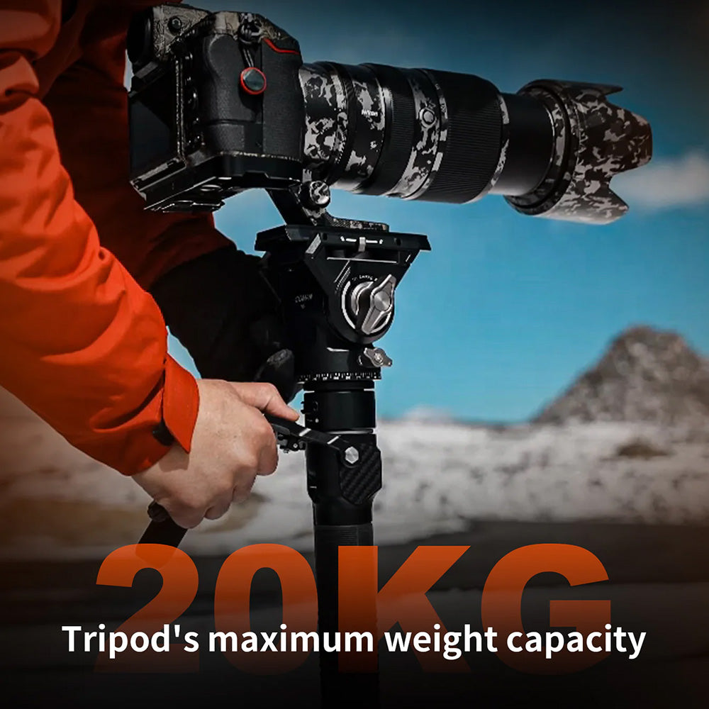 RefBall & COMAN M1 Pro V5 Camera Monopod with Fluid Head, One-Click Quick Release, and 1750mm Max Height - RefBall Store