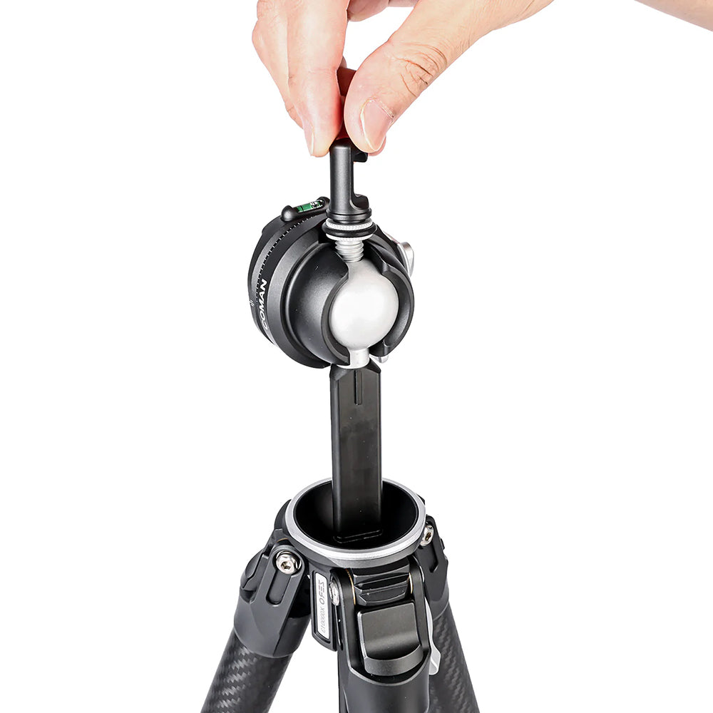 RefBall & Coman Zero F38 Professional Travel Carbon Fiber Tripod with Arca Ball Head & DJI Quick Release - RefBall Store