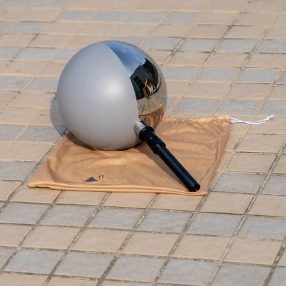 VFX BALL 25cm Single VFX Ball half mirror and half grey ball